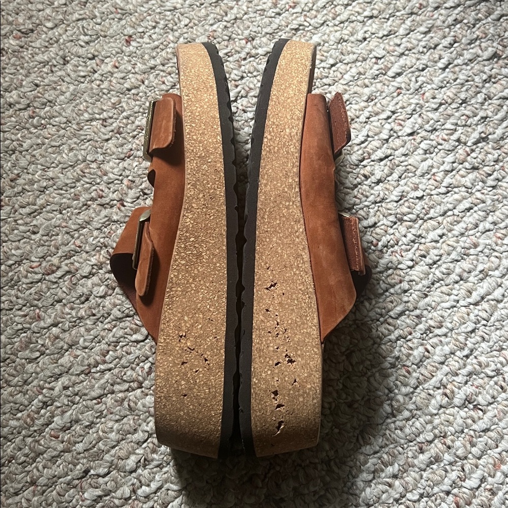BIRKENSTOCK Gabriela Tan Pecan suede Sandal Women’s Size 7 - Picture 7 of 8